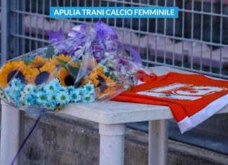 Apulia Trani, toccante momento prima del match col Matera: ritirata la maglia numero 13 di Violeta Mitsul