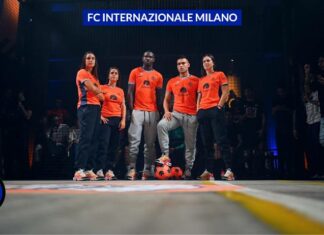 Inter: Simonetti, Pavan e Pandini alla presentazione della terza maglia