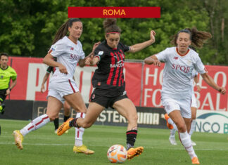 Le campionesse d’Italia della Roma, ricominciano vincendo a Milano, 2 a 4