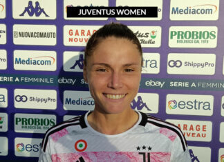 Cecilia Salvai, Juventus Women, al Viola Park: “Sono molto felice per le ragazze che si godono tutto questo!””.