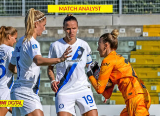 L’Inter, di Rita Guarino, suona la carica nel derby: i dati Panini Digital descrivono la vittoria