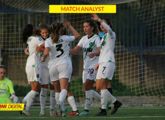 L’1-0 ottenuto dal Sassuolo in casa del Napoli Femminile secondo Panini Digital