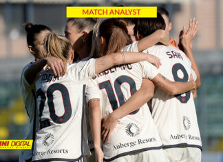 Il 2-0 della Roma in casa del Sassuolo secondo i dati Panini Digital