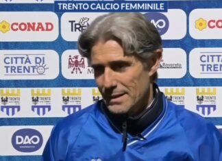 Trento Calcio Femminile: le parole di mister Mauro Perina e di Daiana Mascanzoni dopo la difficile partita contro il Vicenza