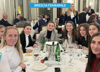 La cena di Natale in casa Brescia Femminile