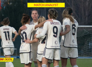 Il 3-2 della Roma in casa del Como Women secondo i dati Panini Digital
