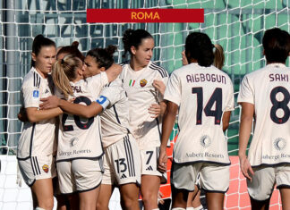 Roma, +6 sulla Juve e nuovo record stagionale per le giallorosse: con il Como decidono Linari e Di Guglielmo