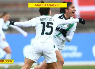 L’1-0 del Sassuolo in casa dell’Inter secondo i dati Panini Digital