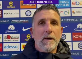 Sebastian de la Fuente, Fiorentina Femminile: “È finito il primo tempo, il secondo sarà la gara di ritorno a Firenze”.