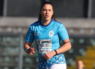 Morena Gianfico, Napoli Femminile, è la più giovane professionista del calcio Femminile Italiano