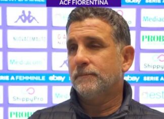 Sebastian de la Fuente, Fiorentina Femminile: “Nel primo tempo la squadra mi è piaciuta molto, nel secondo le forze sono un po’ mancate”