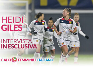 Heidi Giles, Genoa: “Bello essere quinte, ma è solo l’inizio. Sarebbe fantastico raggiungere, in futuro, la Serie A”