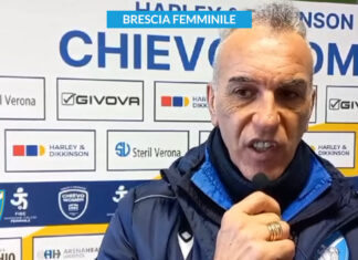 Aldo Nicolini, coach Brescia Femminile: “Contro il Chievo non siamo riuscite a giocare come volevamo”