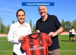 Il presidente della FIFA Infantino sulle tribune del ‘Vismara’: ospite speciale per il match tra Milan e Napoli Femminile