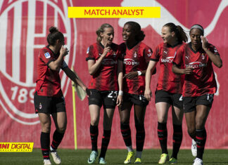 Como-Milan 1-4: il poker delle rossonere sulle lariane secondo i dati Panini Digital