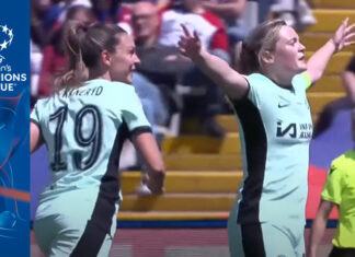 Il Chelsea compie l’impresa e batte il Barcellona. Cuthbert decide la semifinale di andata di UEFA Women’s Champions League