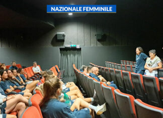 Le Azzurre in sala, a sorpresa: squadra e staff al cinema di Brunico per COPA 71, il docu-film sul Mondiale femminile…mai esistito