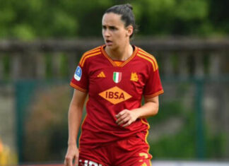 Evelyne Viens, AS Roma, dopo la doppietta sul Servette: “Sono tornata e sono felice, e spero di segnare tanti gol!”