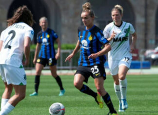 L’Inter va oltre le difficoltà e sconfigge il Sassuolo: è 3-1 all’Enzo Ricci con Serturini, Wullaert e Magull