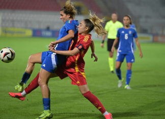 L’Italia grazie a Chiara Beccari, trova il pareggio contro la Spagna, per una gara amichevole molto positiva