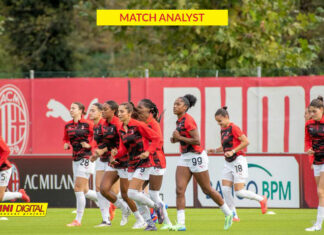 Sassuolo-Milan analizzata da Panini Digital: neroverdi confuse, rossonere dominanti