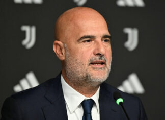 Il tecnico della Juventus Women Max Canzi parla dopo la vittoria contro il Como