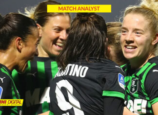 Sassuolo-Sampdoria 3-0: la vittoria delle sassolesi sulle doriane secondo i dati Panini Digital
