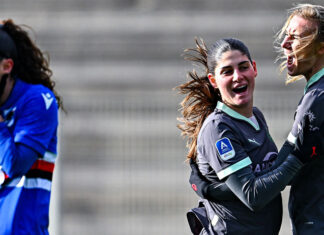 Pareggio in rimonta per le rossonere a Genova. Il Milan recupera due gol di svantaggio nel finale e strappa un 2-2 contro la Sampdoria