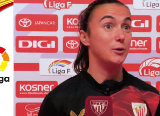 L’Athletic vola al terzo posto e sogna la Champions Ane Azkona, Athletic-Real Sociedad