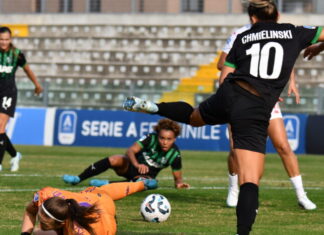 Gina Chmielinski lascia l’Italia e torna in Germania, la calciatrice non sarà più in forza al Sassuolo