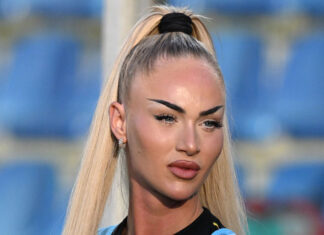 Alisha Lehmann tedofora per le Olimpiadi Invernali di Milano Cortina 2026