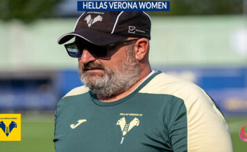 Simone Bragantini, Hellas Verona Women: “Dobbiamo essere brutte, sporche, cattive, aggressive, determinate, e lottare su ogni pallone”.