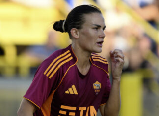 Katrine Veje gioisce dopo la trasferta a Napoli: “Abbiamo fatto dei buoni gol su un campo difficile!”