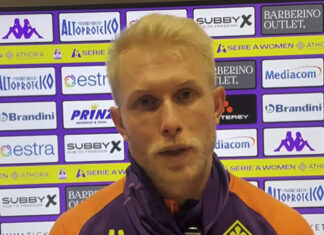 Samuel Fagerholm, mister in seconda Fiorentina Femminile: “Siamo felici di aver ottenuto i tre punti”