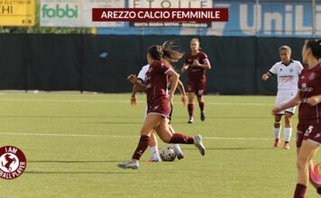 Tre punti per l’Arezzo: di Fortunati e Tamburini il 2-1 a Frosinone