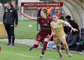 L’Arezzo lancia la pausa col sorriso: è +3 a Frosinone – Benedetti e Fortunati: “Vittoria importantissima”