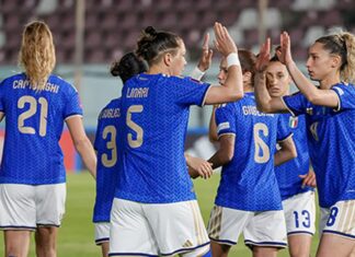 Girelli-Oliviero-Lenzini manifesti di Serbia-Italia: le azzurre mordono nei primi 45’