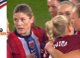 Signe Gaupset, Norvegia: “Com’è andata la partita? È stata dura, ma penso che abbiamo tenuto bene”.