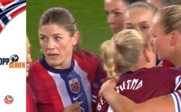 Signe Gaupset, Norvegia: “Com’è andata la partita? È stata dura, ma penso che abbiamo tenuto bene”.