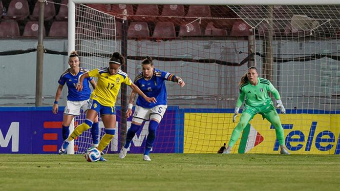 Svezia Italia nazionale italiana calcio femminile