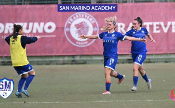 Martina Sechi, San Marino Academy: “Quello contro il Trastevere è un gol che mi è venuto abbastanza spontaneo, per l’anno prossimo spero di riprendermi al meglio possibile”.