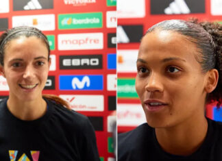 Sonia Bermudez ct Spagna femminile: “La squadra ha fatto un grande passo in avanti nelle ultime due partite” Islanda-Spagna Aitana Bonmatì e Vicky Lopez - RFEF