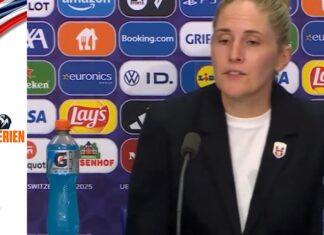 Gemma Grainger, Norvegia: “Siamo molto contente dei tre punti, è importante continuare a vincere le partite”.